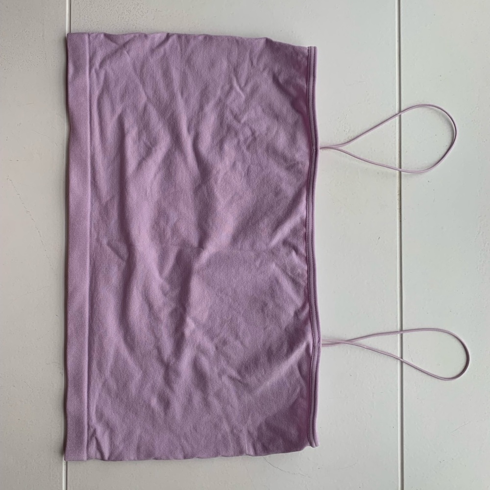 Purple crop top